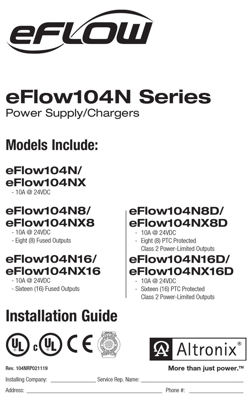 Altronix eFlow104N Series User manual