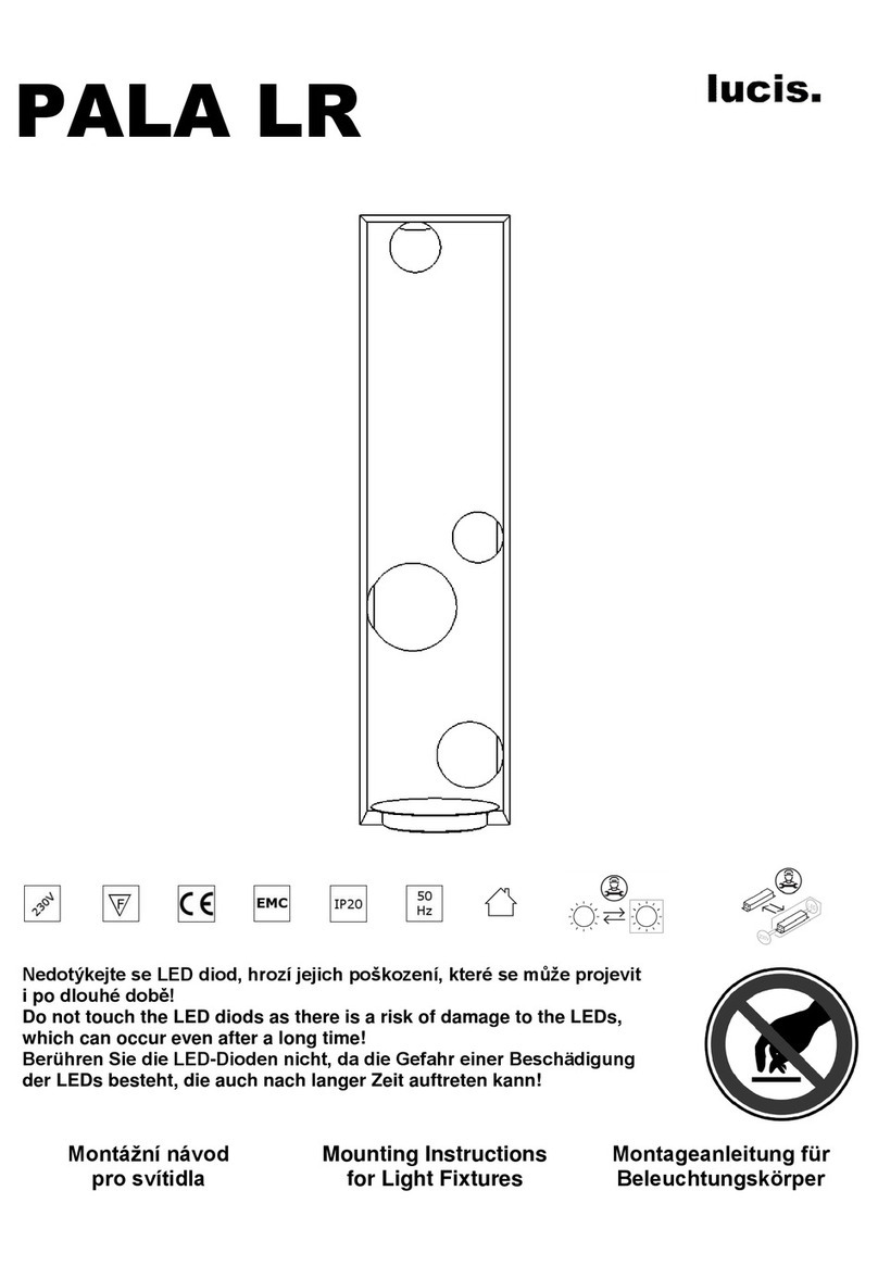 LUCIS PALA LR Mounting instructions