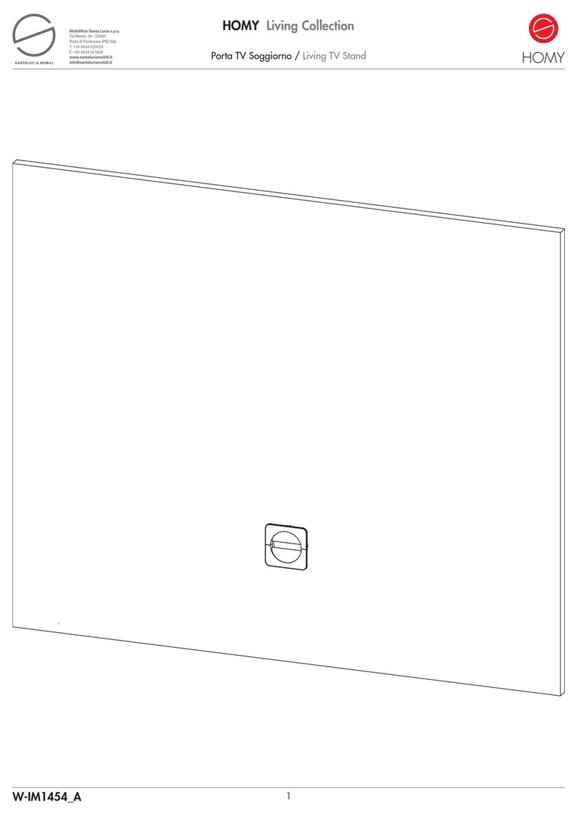Santalucia Mobili HOMY quick start guide Santalucia Mobili HOMY quick start guide