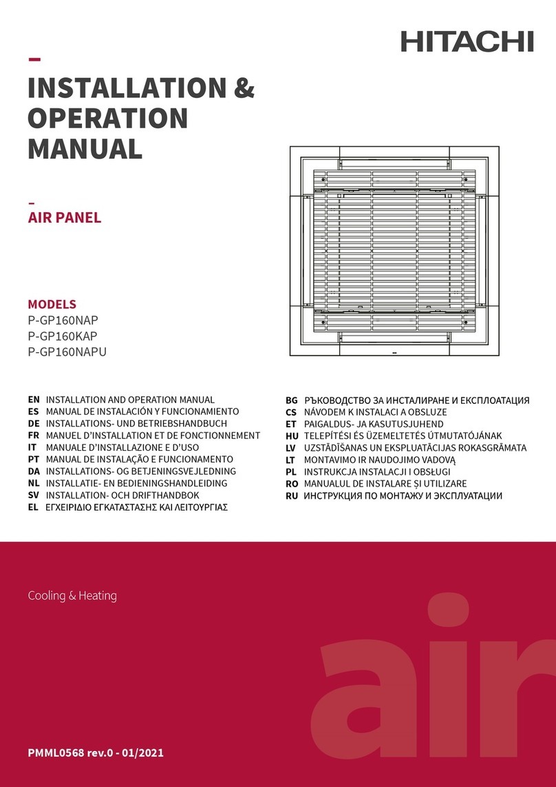 Hitachi P-GP160NAP User manual