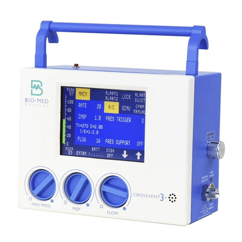 BIO-MED DEVICES Crossvent-2i+ Installation and operating instructions