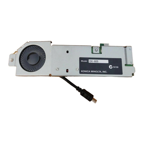 Konica Minolta EK-604 installation manual