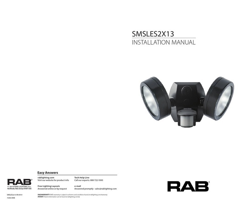 RAB SMSLES2X13 User manual