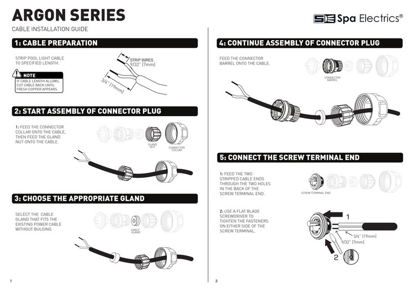 Spa Electrics ARGON Series installation guide
