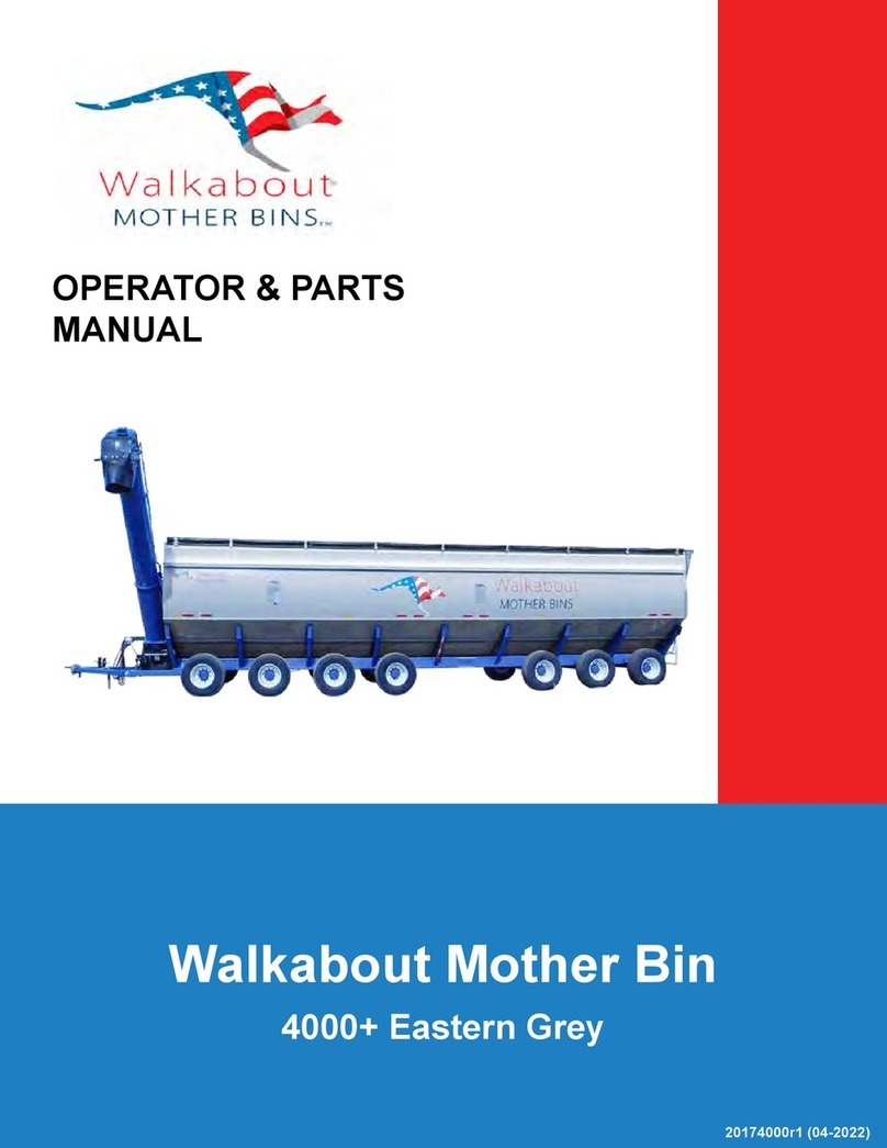 WalkAbout Mother Bin Operator's & parts manual