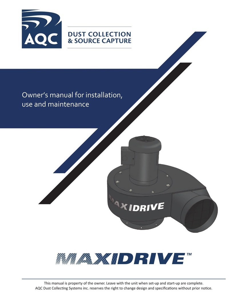 AQC MAXIDRIVE MS-DF-01A-112 Installation, use and maintenance