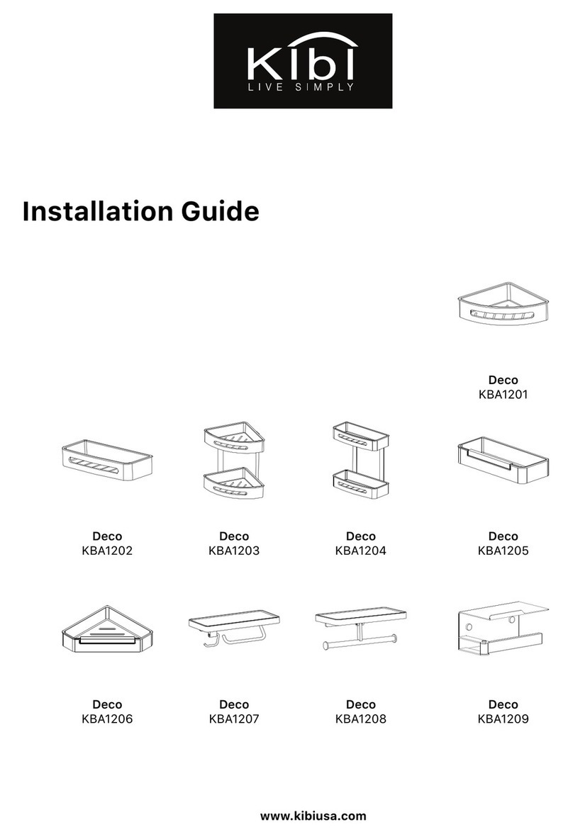 KIBI Deco KBA1201 installation guide