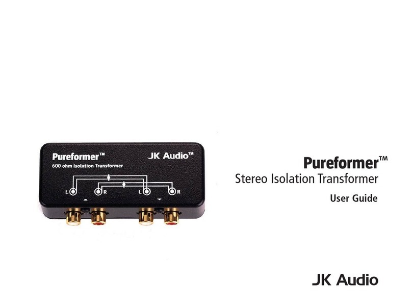 JK Audio Pureformer user guide