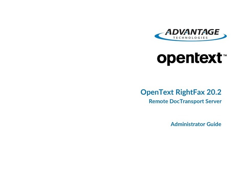 Advantage OpenText RightFax 20.2 Administrator's guide