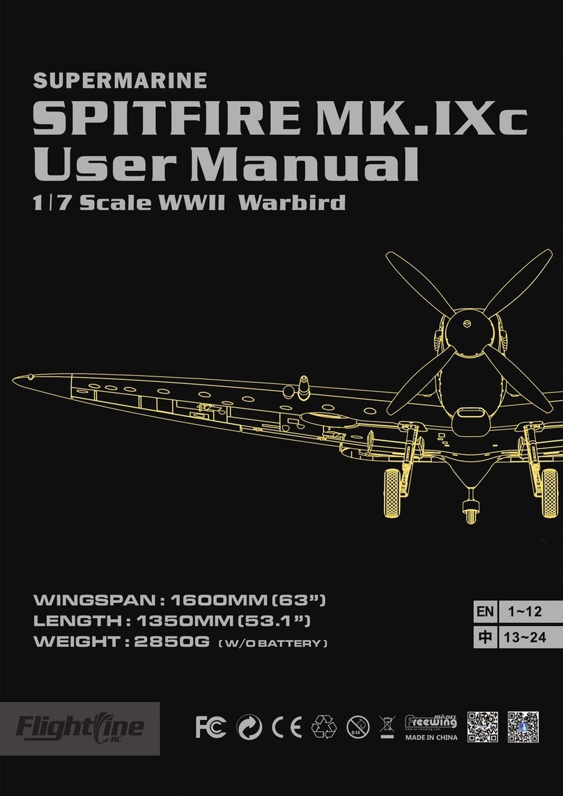 FLIGHT LINE SUPERMARINE SPITFIRE MK.IXc User manual FLIGHT LINE SUPERMARINE SPITFIRE MK.IXc User manual