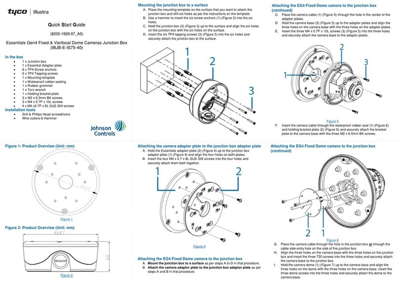 Johnson Controls tyco Illustra IBJB-E-IS75-40 User manual Johnson Controls tyco Illustra IBJB-E-IS75-40 User manual
