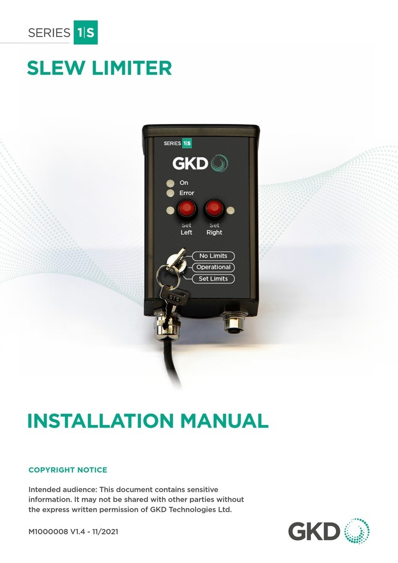 GKD 1S Series installation manual