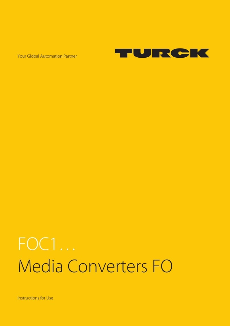 turck FOC1 Series User manual turck FOC1 Series User manual