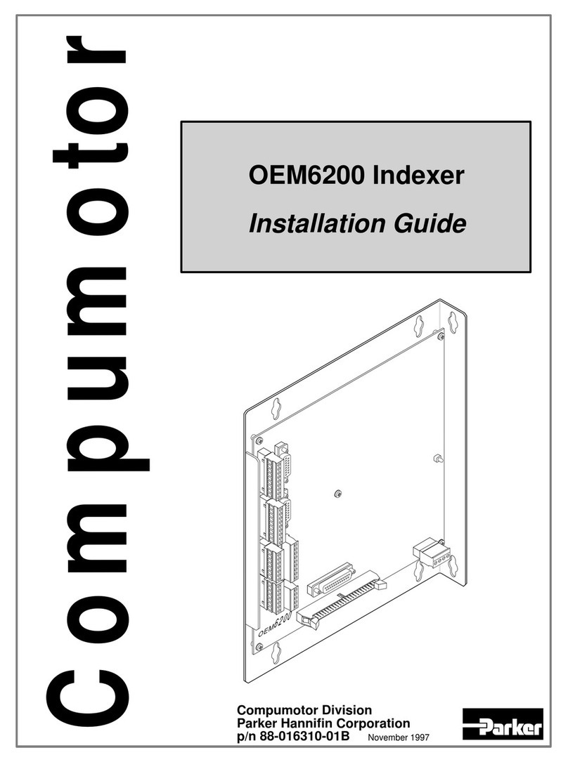 Parker Compumotor 6000 Series User manual