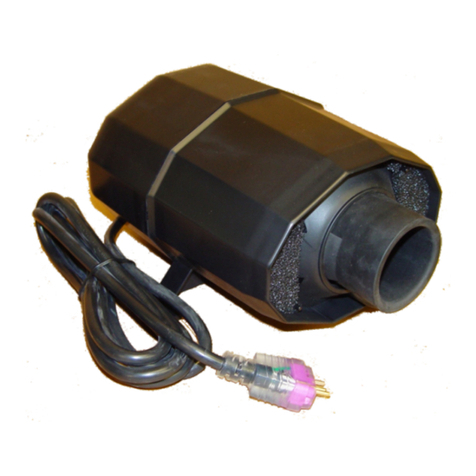 HydroQuip Silent Aire Series Installation & owner's manual