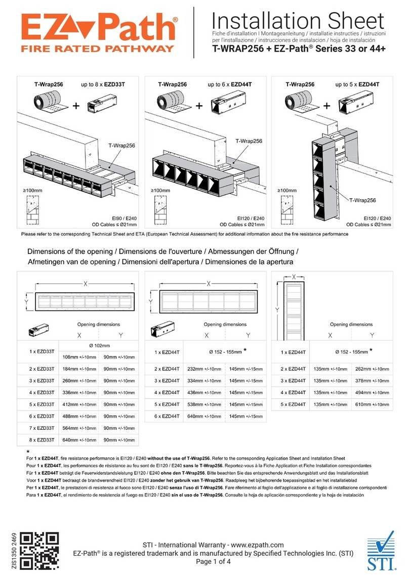 STI EZ-Path 33 Series Assembly instructions
