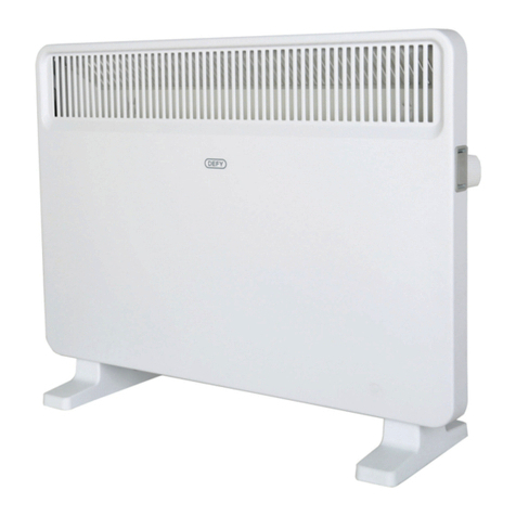 Defy DHC 6820 W instruction manual