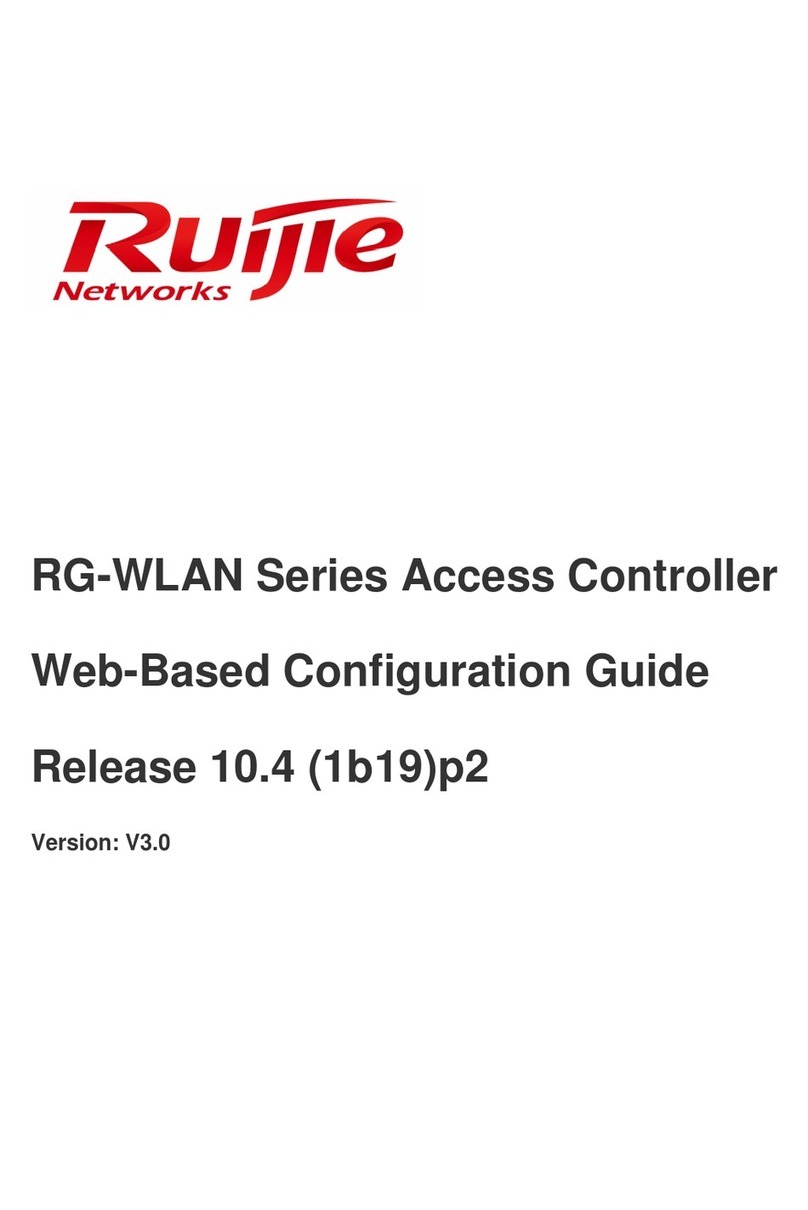 Ruijie Networks RG-WLAN Series Configuration guide Ruijie Networks RG-WLAN Series Configuration guide