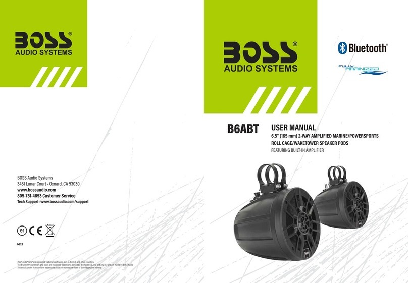 Boss Audio Systems B6ABT user manual