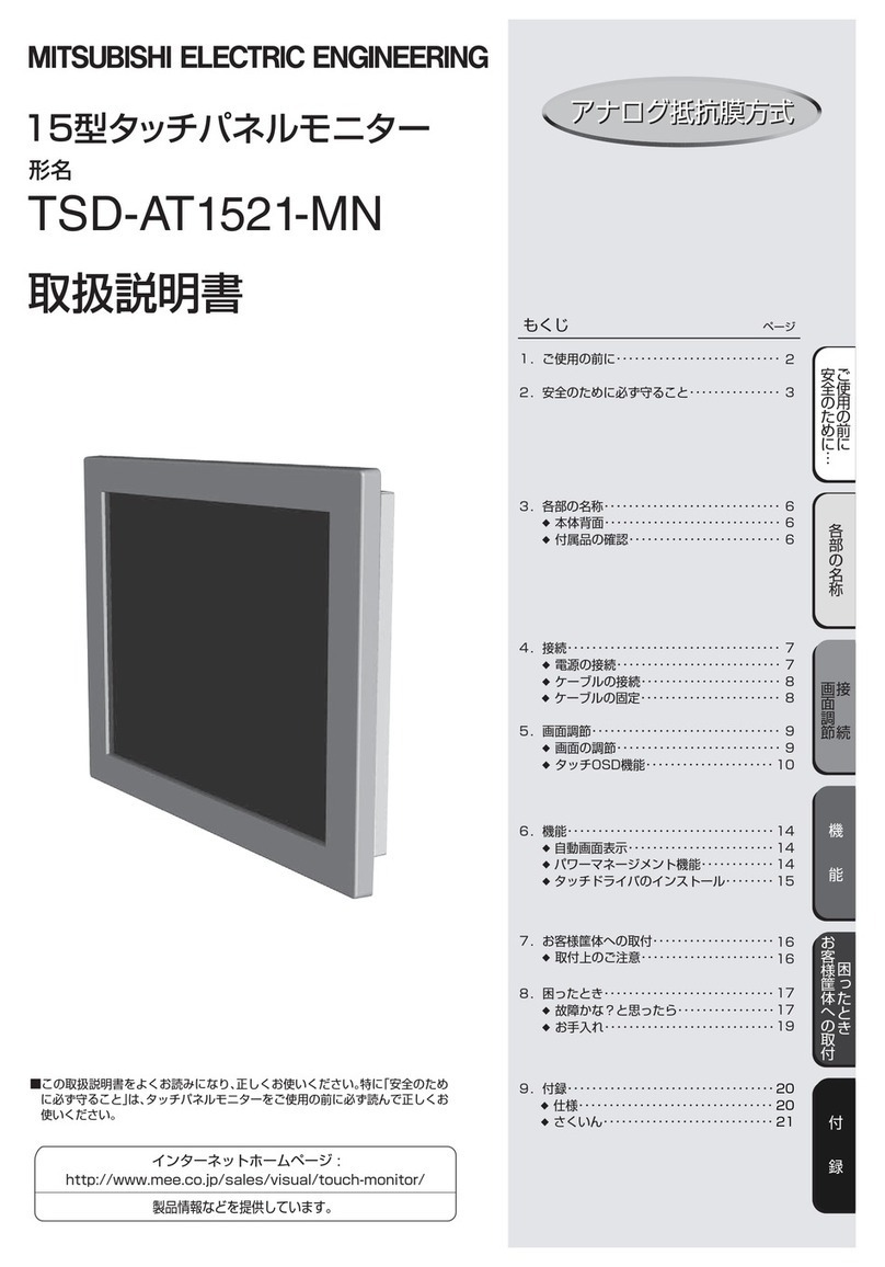 MITSUBISHI ELECTRIC ENGINEERING TSD-AT1521-MN User manual