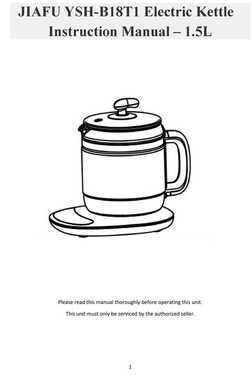 Jiafu YSH-B18T1 instruction manual