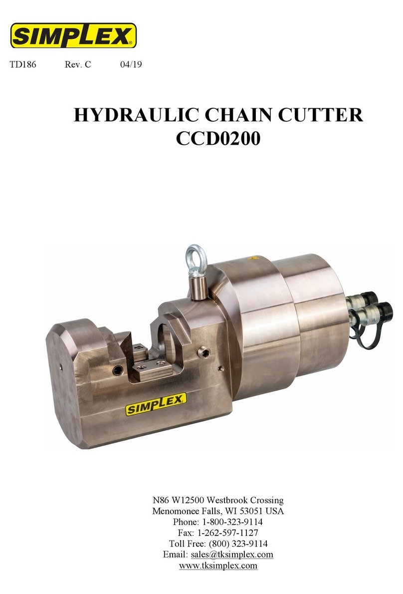 Simplex CCD0200 User manual