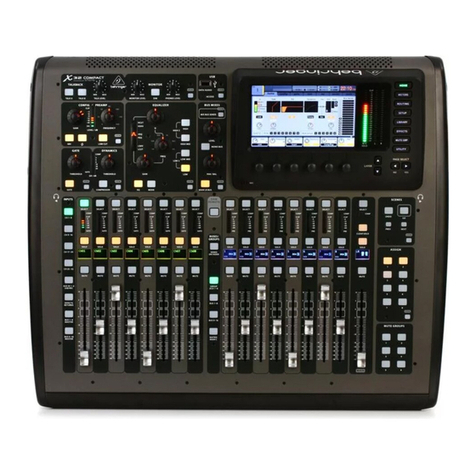 Behringer X32 DIGITAL MIXER user manual