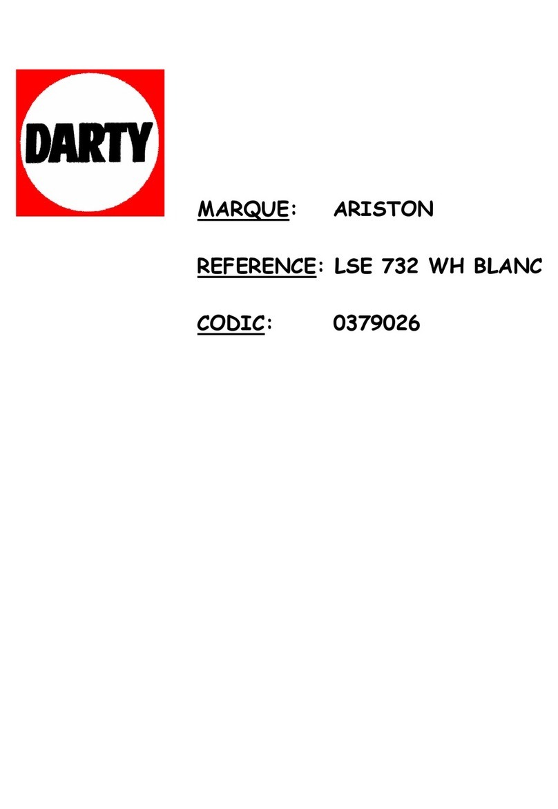 Ariston ISE 732 User manual