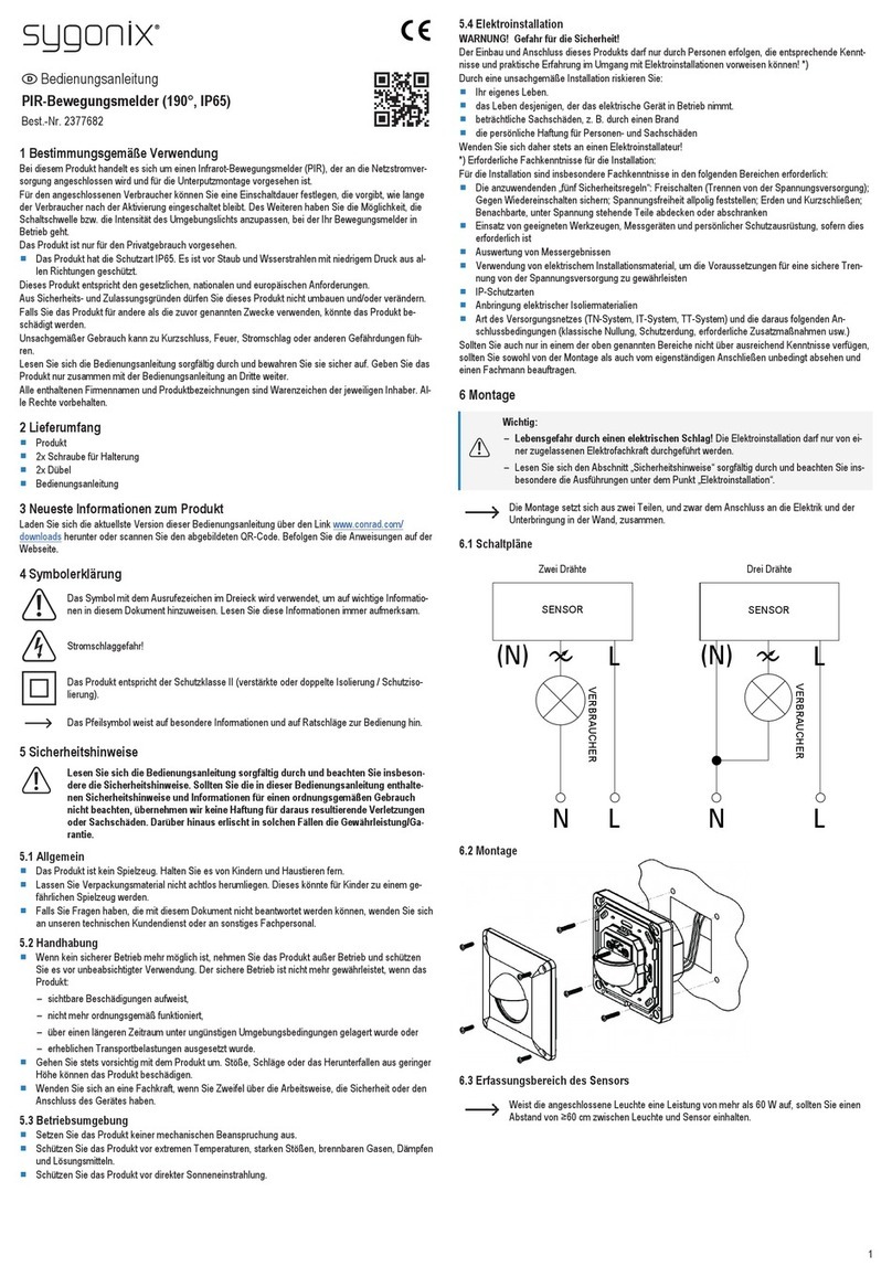 Sygonix SY-4755364 operating instructions