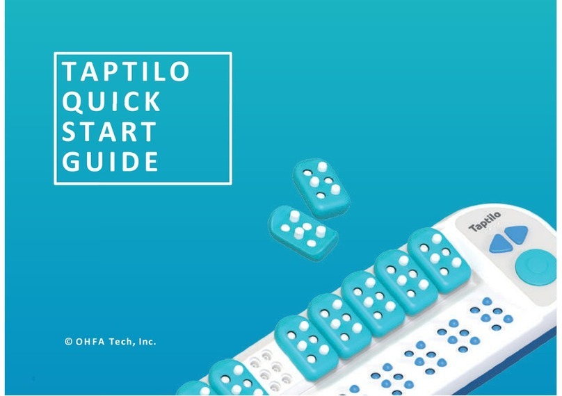 OHFA Tech Taptilo quick start guide