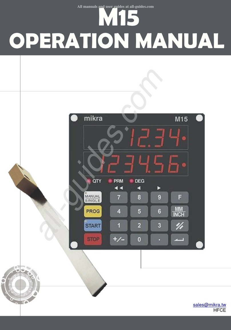 Mikra M15 User manual