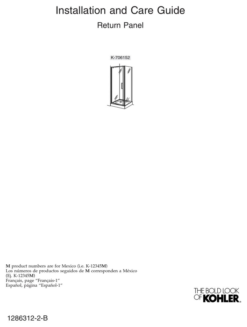 Kohler K-706152 Assembly instructions Kohler K-706152 Assembly instructions