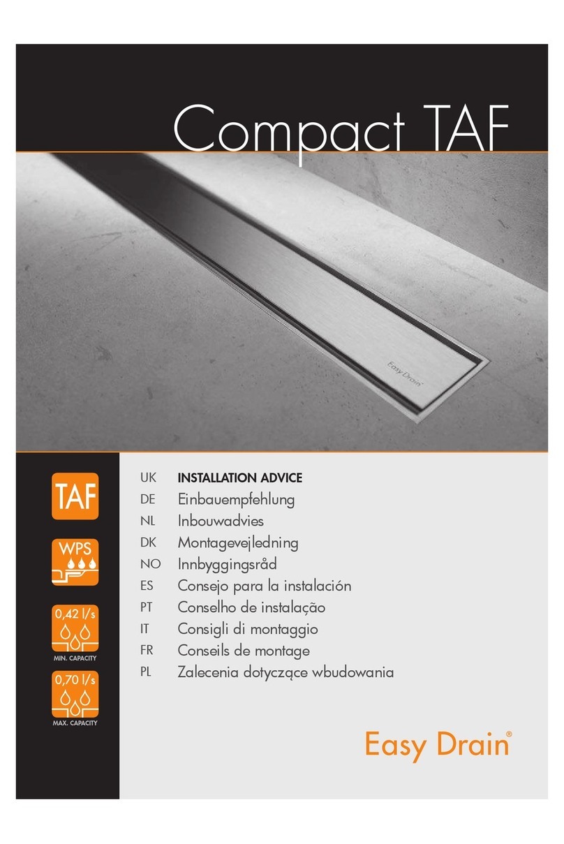 Easy Drain Compact TAF Installation advice