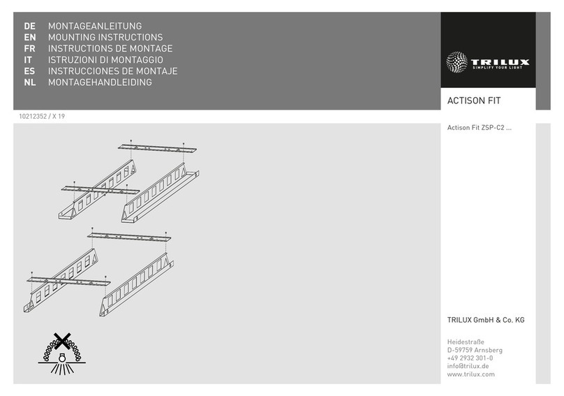 Trilux Actison Fit ZSP-C2 Series Mounting instructions