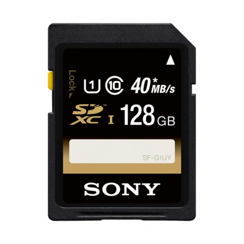 Sony SF Series User manual