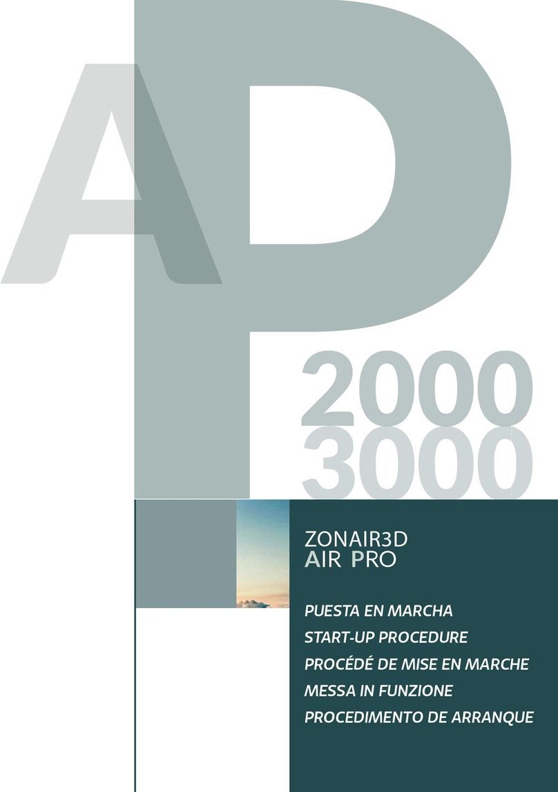Zonair3D AIR PRO 2000 installation manual