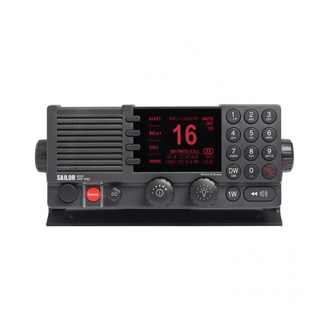 Sailor 6222 VHF DSC installation guide