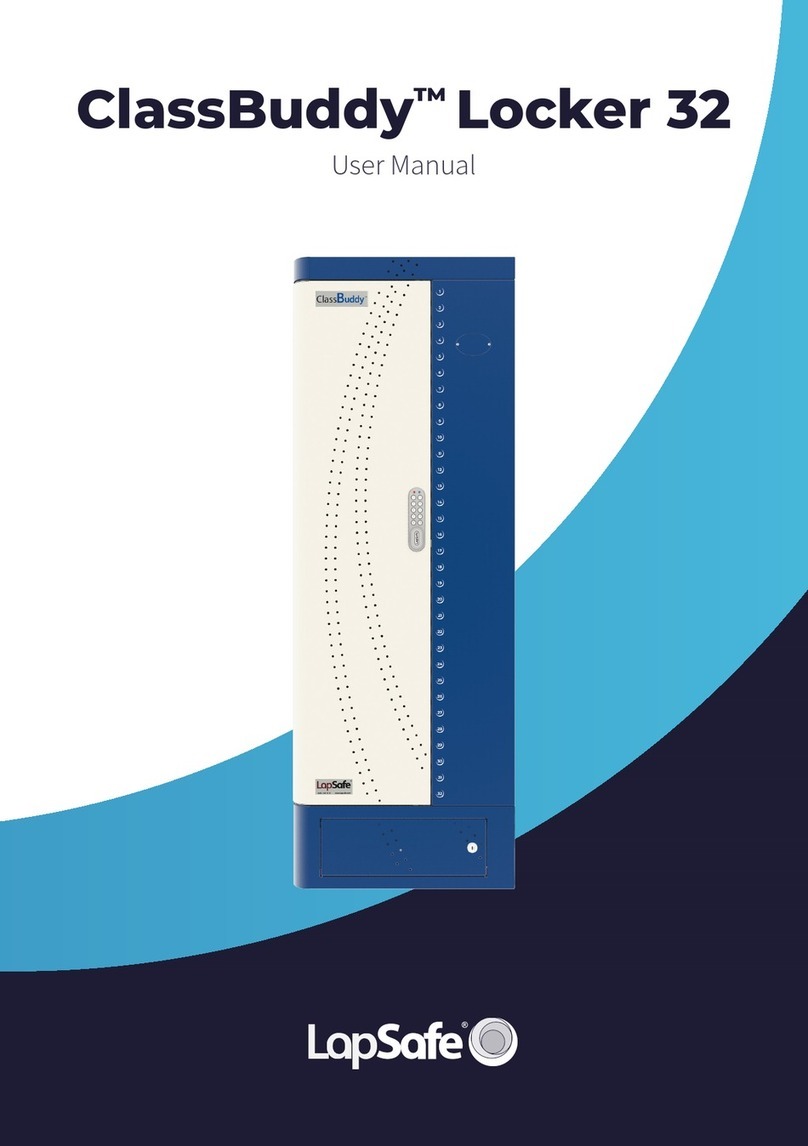 LapSafe ClassBuddy Locker 32 user manual