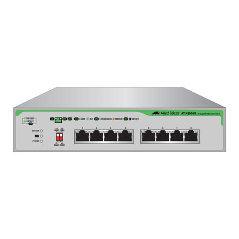 Allied Telesis XS910/8 User manual