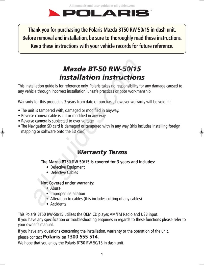 Polaris RW-50/15 User manual Polaris RW-50/15 User manual