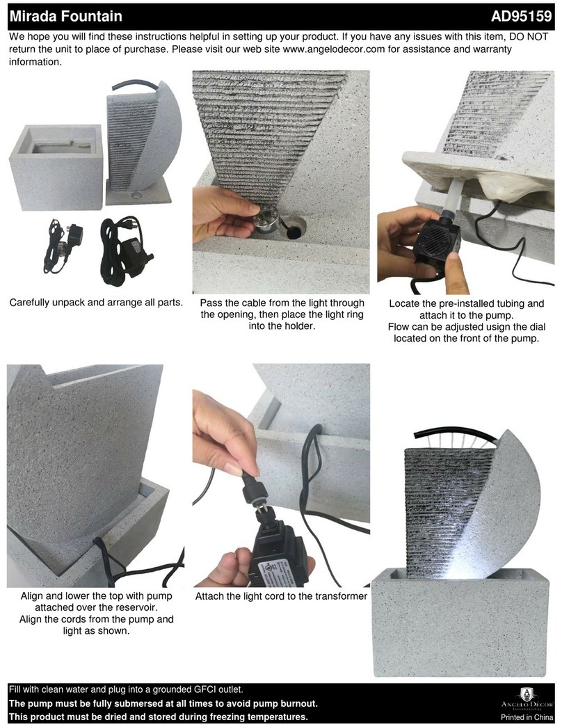 Angelo Decor Mirada AD95159 quick start guide
