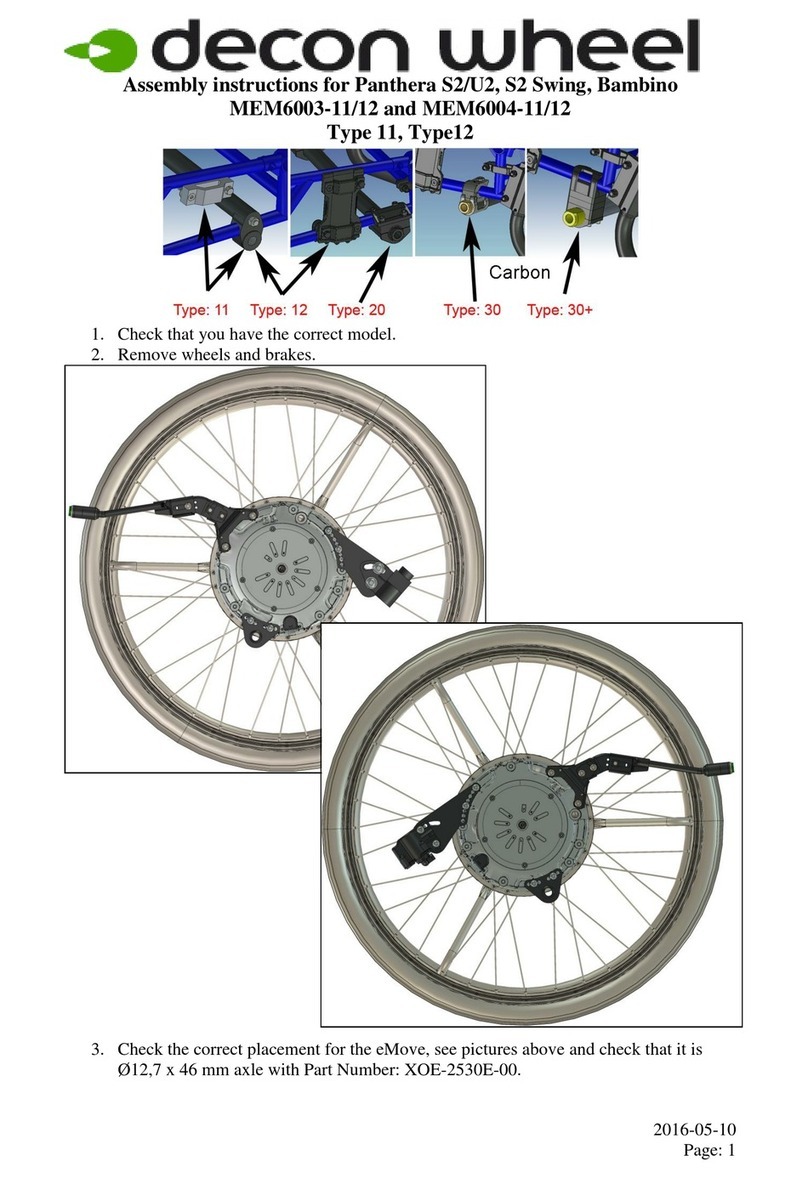 Decon wheel MEM6003-11 User manual Decon wheel MEM6003-11 User manual