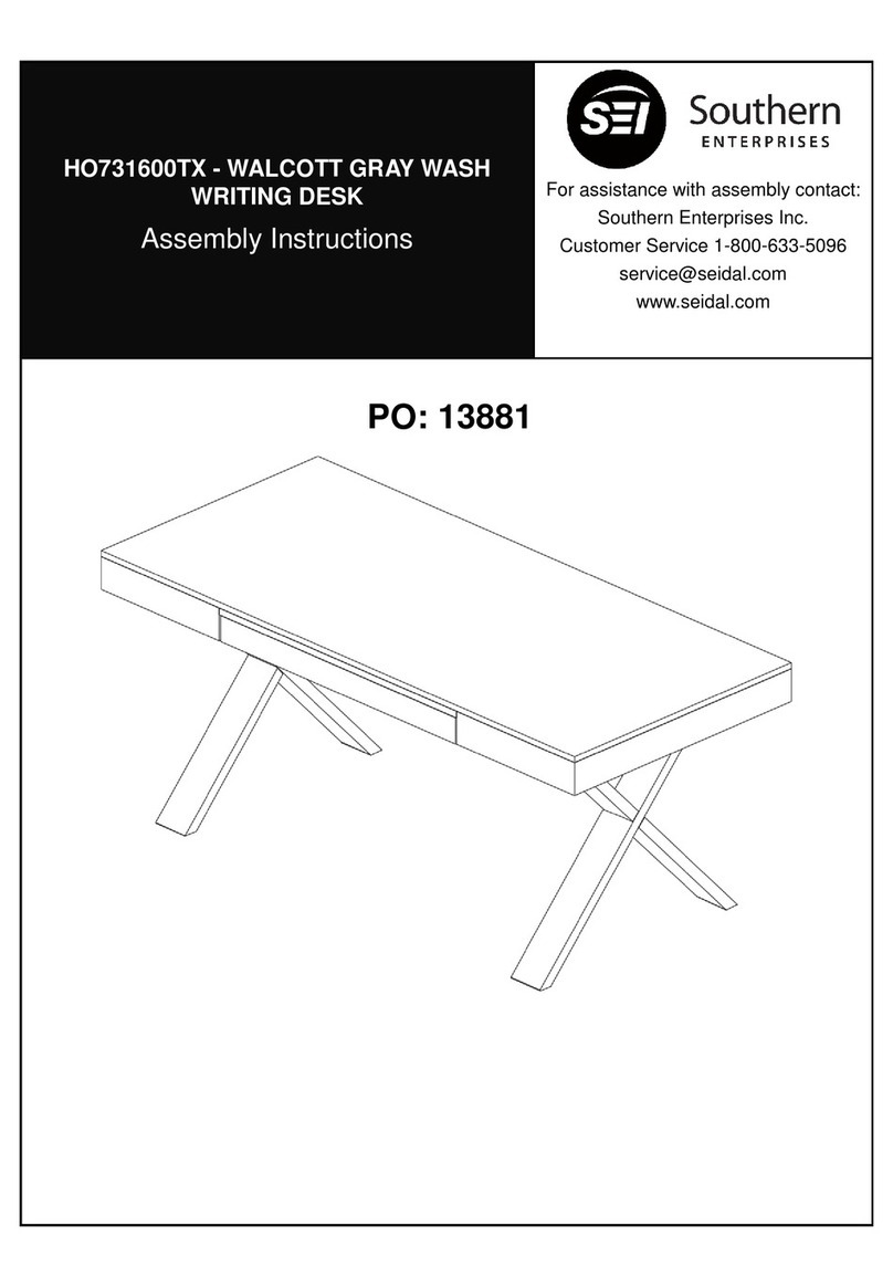 SEI HO731600TX Assembly instructions