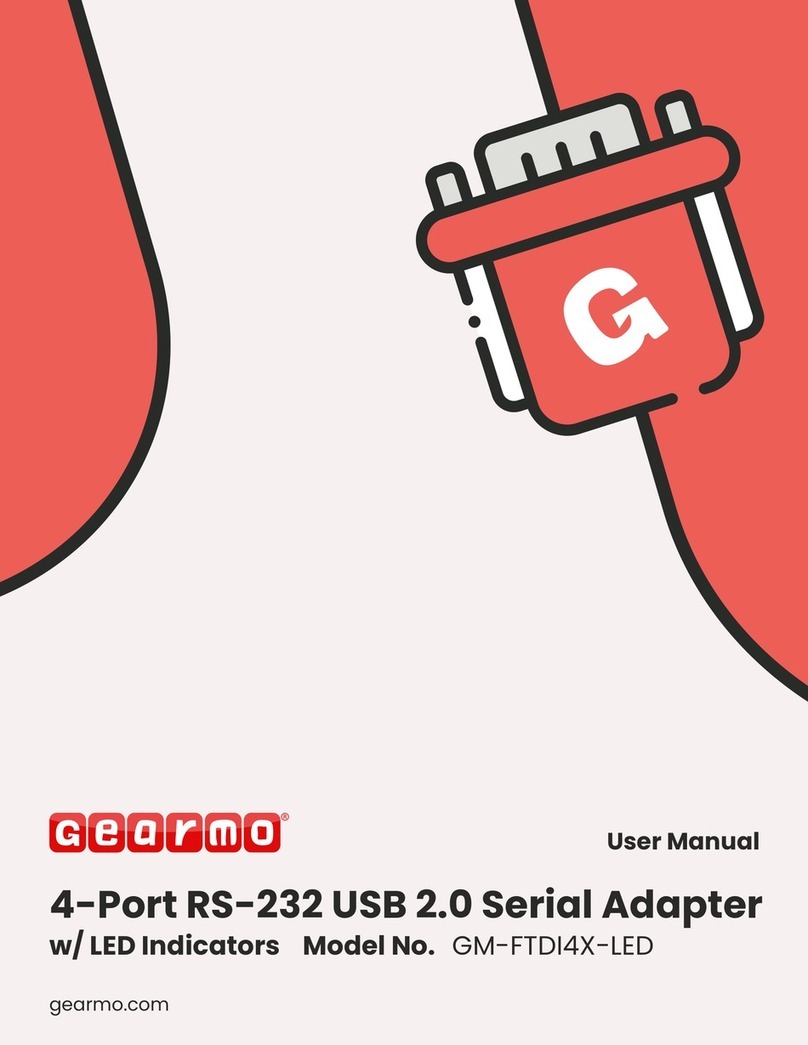 GearMo GM-FTDI4X-LED user manual