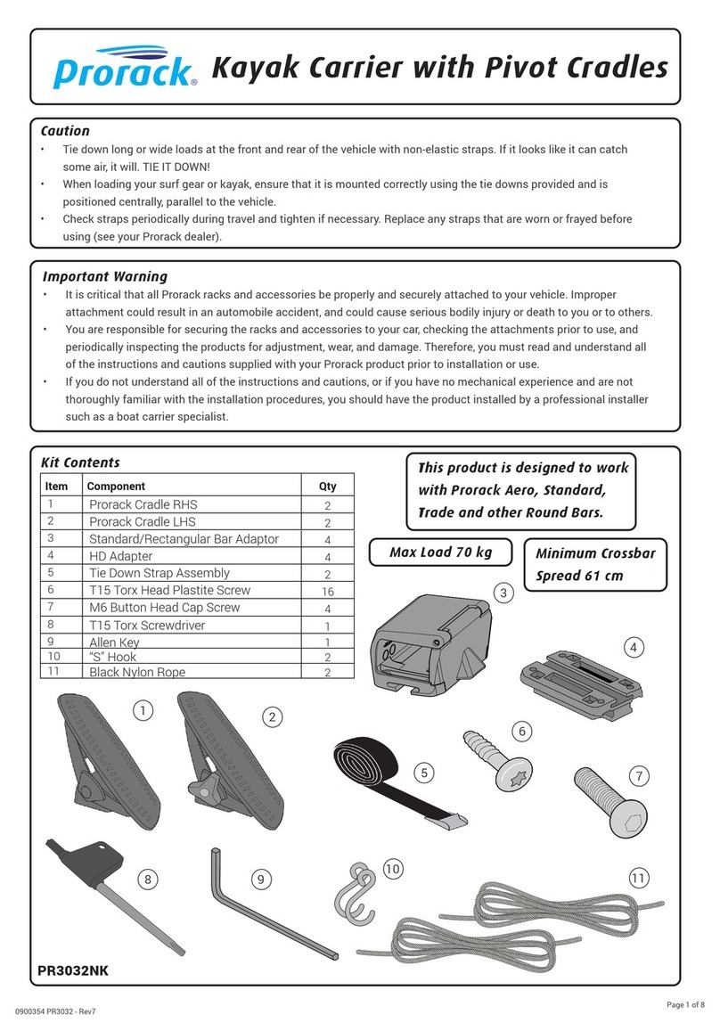 Prorack PR3032NK quick start guide