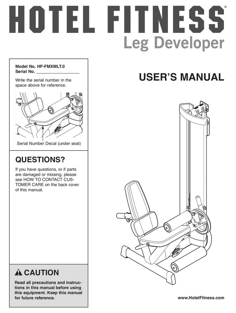 Hotel Fitness HF-FMXMLT.0 user manual