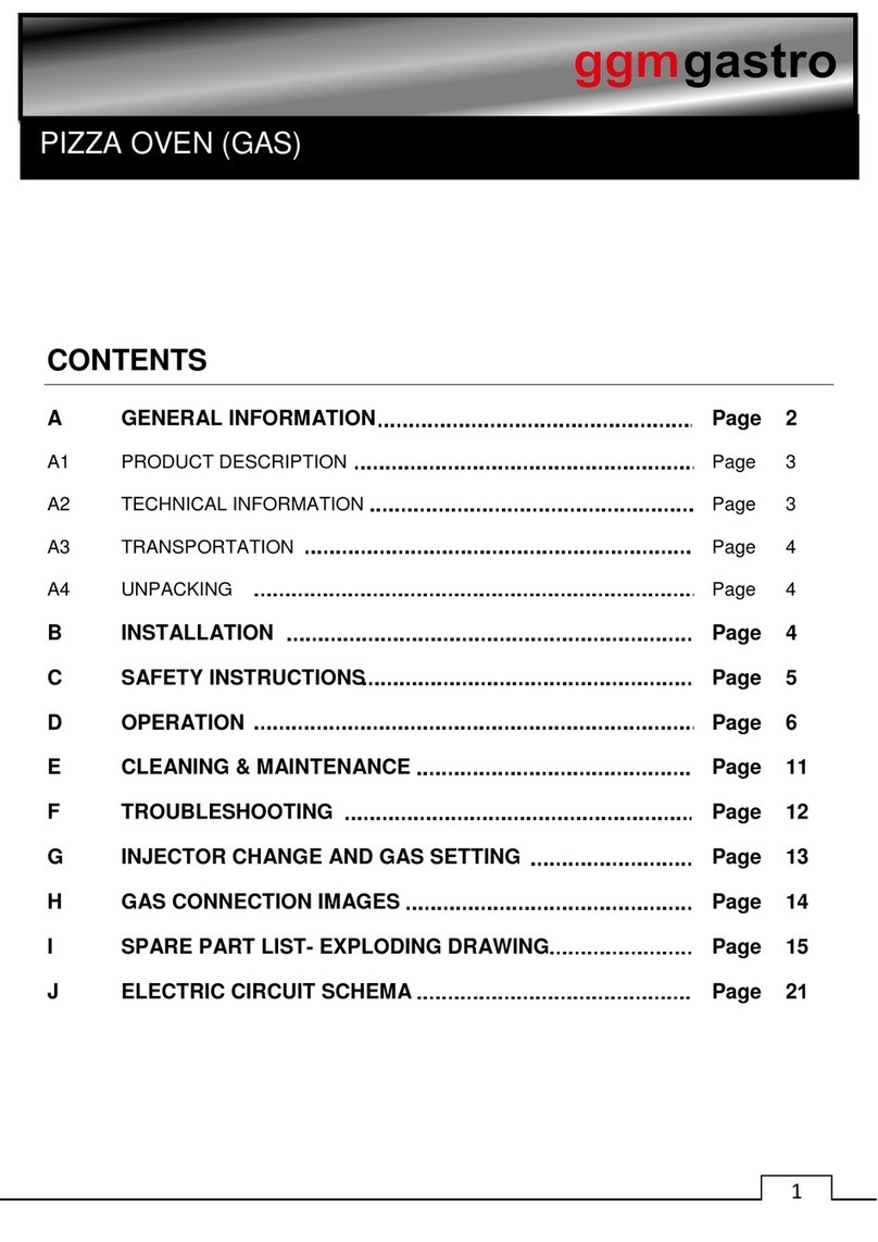 GGM gastro GPOE430DN User manual