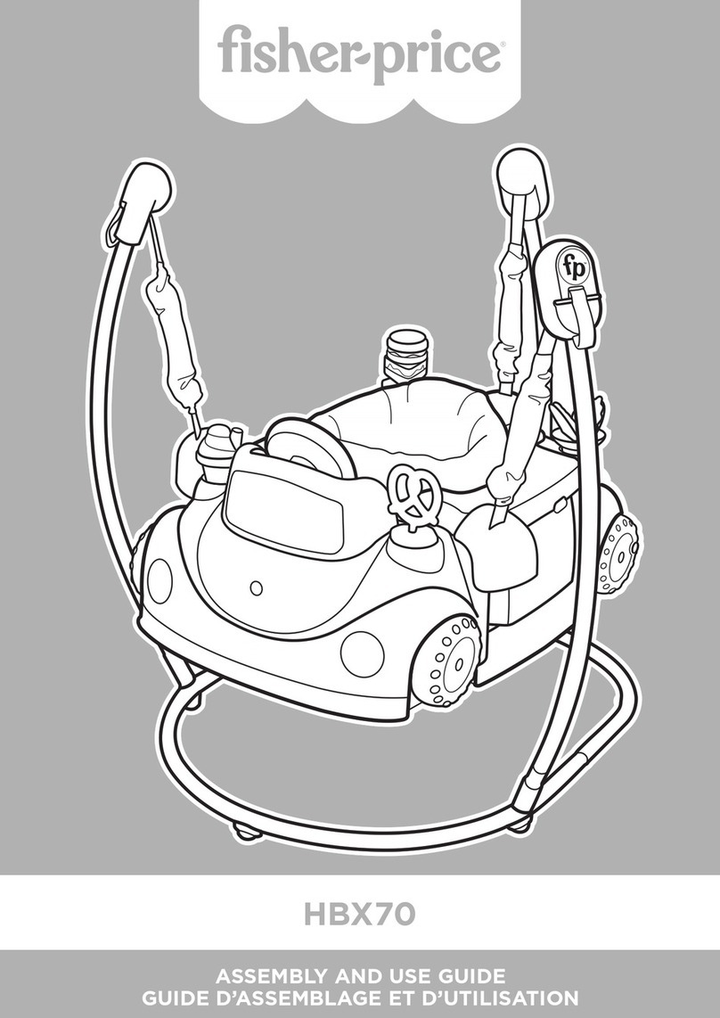 Fisher-Price HBX70 Assembly and Use Guidelines