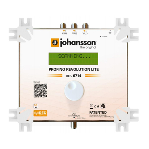 Johansson Profino Revolution Lite user manual