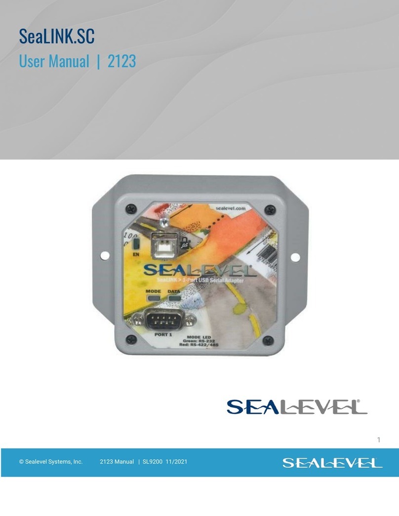 SeaLevel SeaLINK.SC User manual